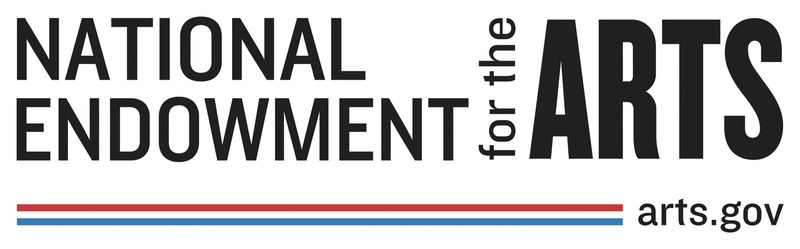 National Endowment for the Arts logo with web address arts.gov